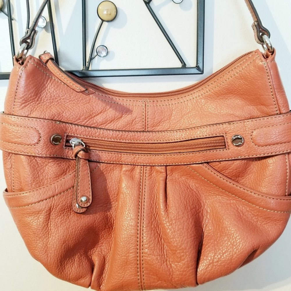 Tignanello leather hobo shoulder bag